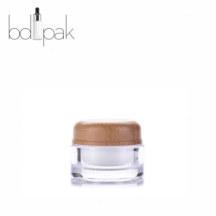 China Supplier BDPAK Eye Face PE Cosmetic Cream Jar 8 Oz Plastic Jars