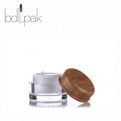 China Supplier BDPAK Eye Face PE Cosmetic Cream Jar 8 Oz Plastic Jars