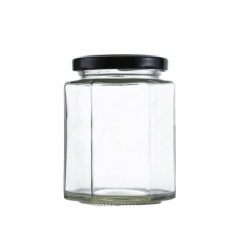 China Supplier Custom 45ml 730ml Acrylic Pet Jar, Clear Empty Airless Glass Jar, luxury Acrylic Airless Hexagon Honey Jar