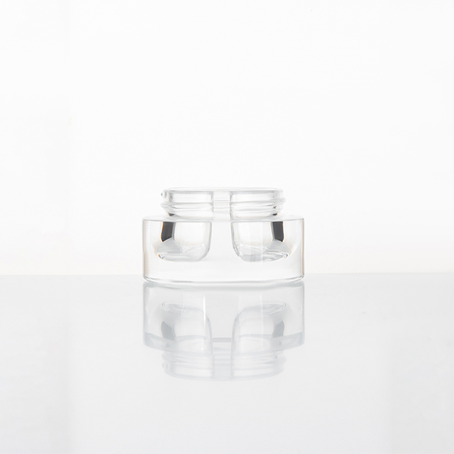 China Supplier Empty 30g 50g 100g Cosmetic Blue glass Jar