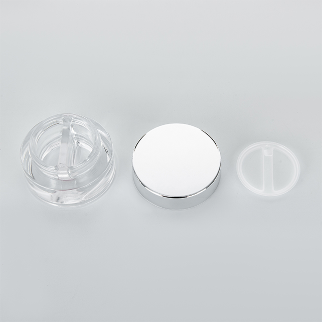 China Supplier Wholesale 3g 5g Round Square Shape Empty Mini Plastic Sample Jar