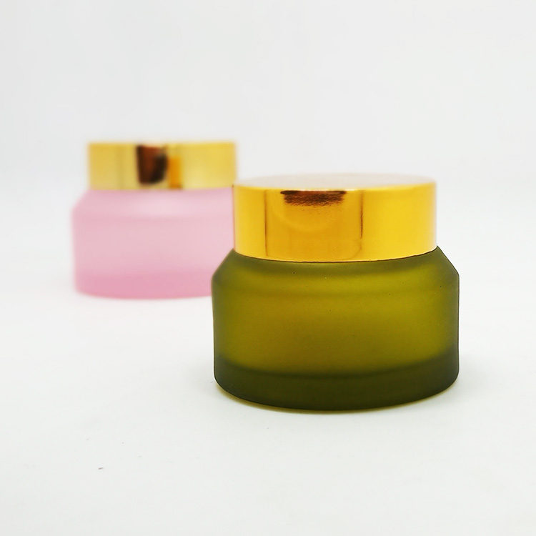 China Suppliers Cosmetic Packaging Amber Glass Jar with Private Label