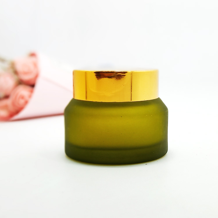 China Suppliers Cosmetic Packaging Amber Glass Jar with Private Label