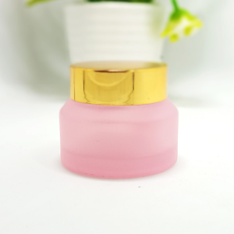 China Suppliers Cosmetic Packaging Amber Glass Jar with Private Label