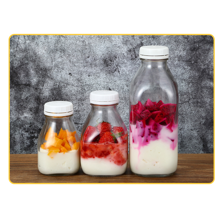 China Supplies 350Ml 500Ml 16Oz Juice Glass Bottle Empty Glass 500 Ml Juice Bottle For Beverage Kombucha