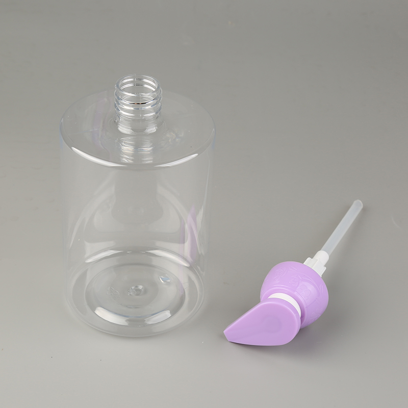 China Supply Compact Empty PET Plastic Bottles Clear Shampoo Bottle Hotel