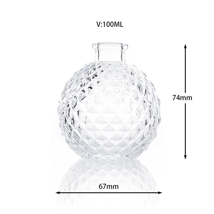 China Wholesale Empty Round 100ml Diffuser Bottle With Stick