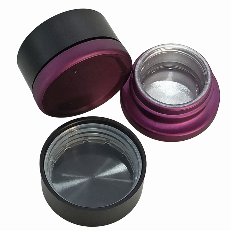 China bulk eye cream container skincare 3ml 5ml 7ml 9ml cbd oil transparent child proof concentrate glass jars with CRC cap