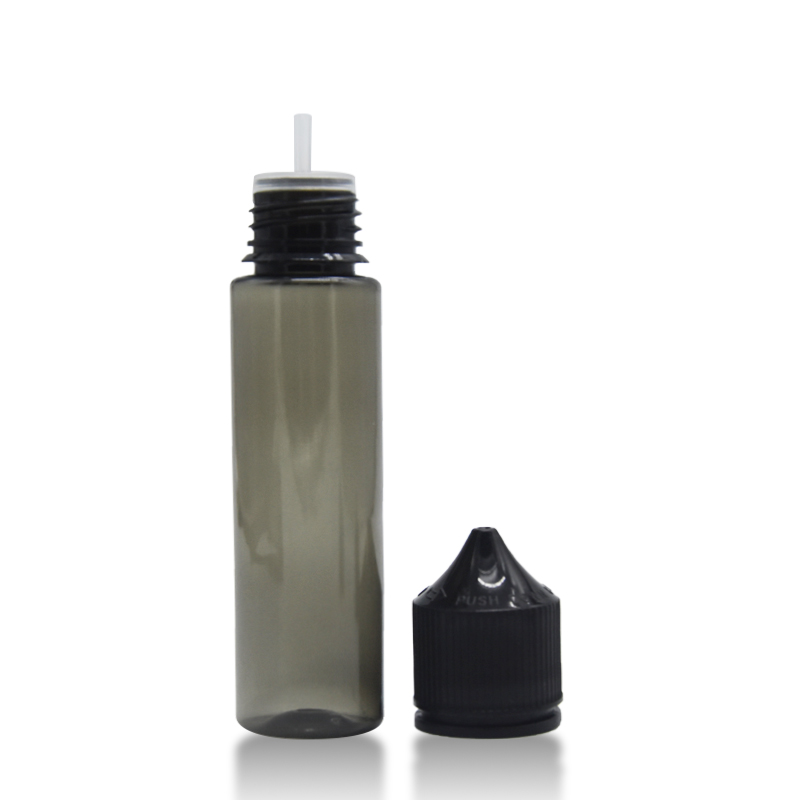 China clear black plastic bottles plastic vape liquid 30ml 60ml pet e liquid juice bottle squeeze pet eliquid plastic bottle