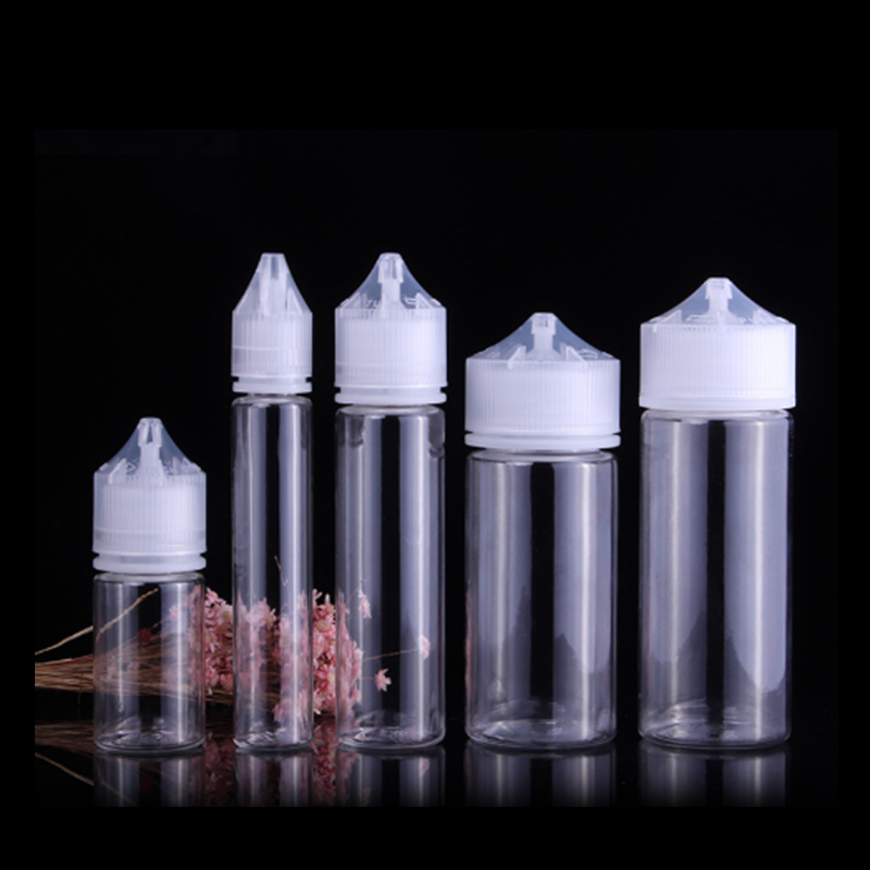 China clear black plastic bottles plastic vape liquid 30ml 60ml pet e liquid juice bottle squeeze pet eliquid plastic bottle