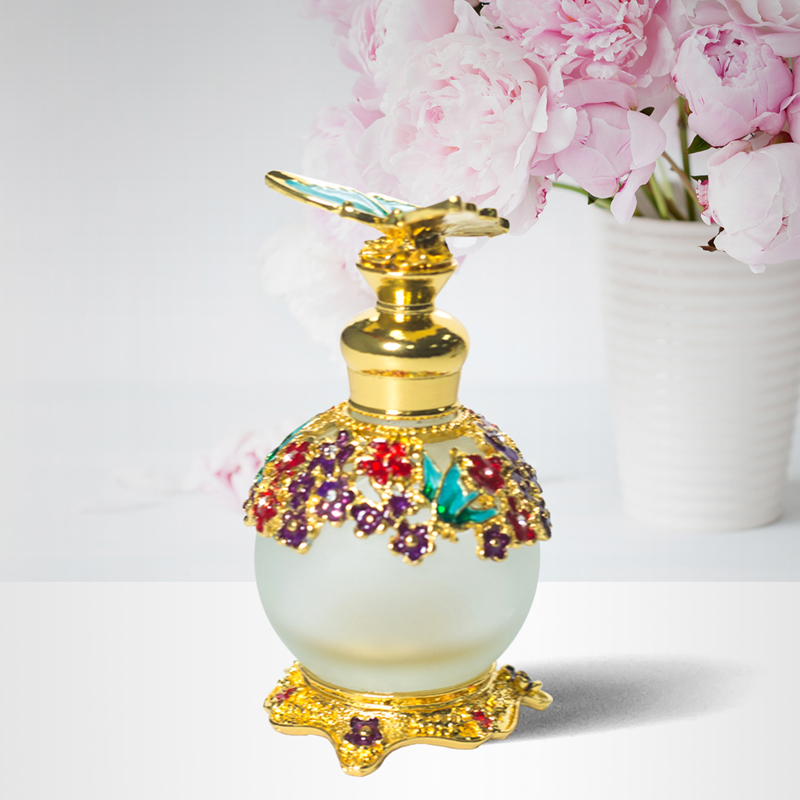 China elements luxury perfume bottle 10ml 15ml 30ml beautiful empty oil bottle