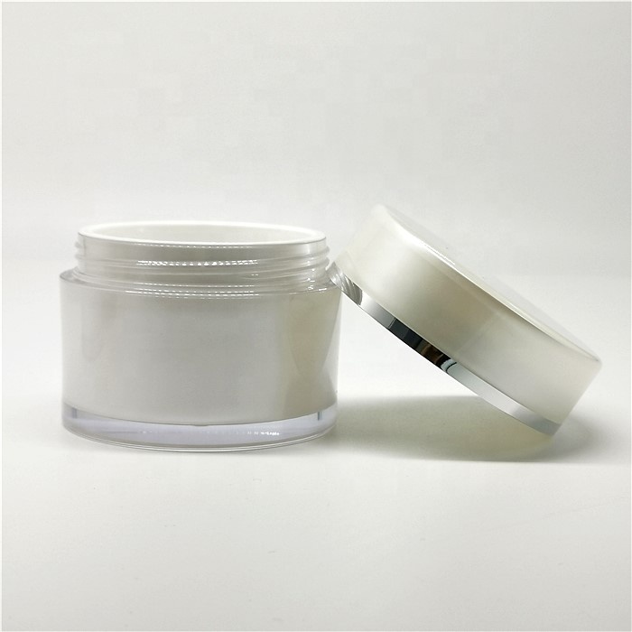 China empty refillable plastic empty makeup pot face cream container 50g 100g 150g 200g 200ml jar cosmetic for body scrub