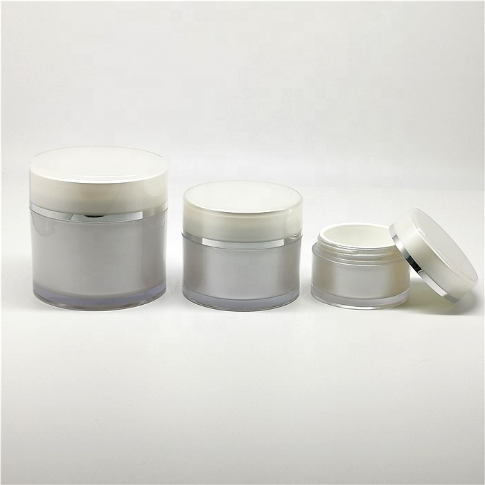 China empty refillable plastic empty makeup pot face cream container 50g 100g 150g 200g 200ml jar cosmetic for body scrub