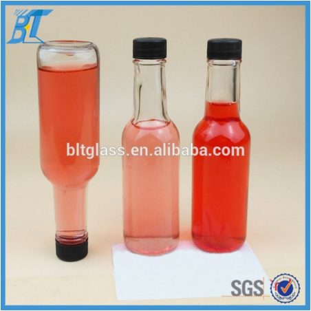 China factory 150 ml 5oz glass woozy bottles disposable spice bottle with cap