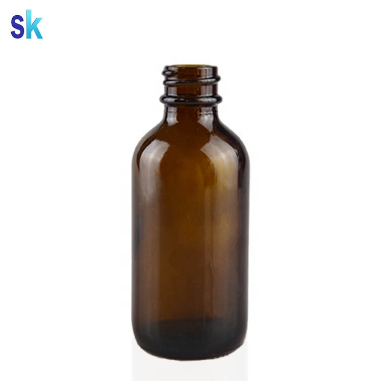 China factory 2 oz boston round glass dropper bottle