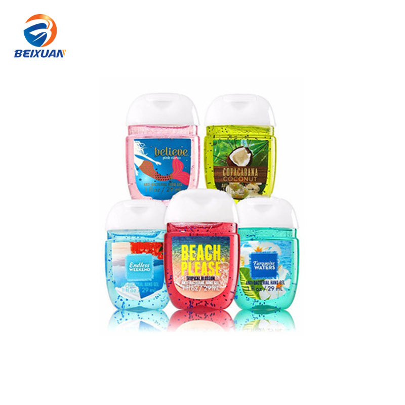 China factory 29ml empty plastic bottle packing shampoo hand sanitizer bottle dispenser lotion bottle