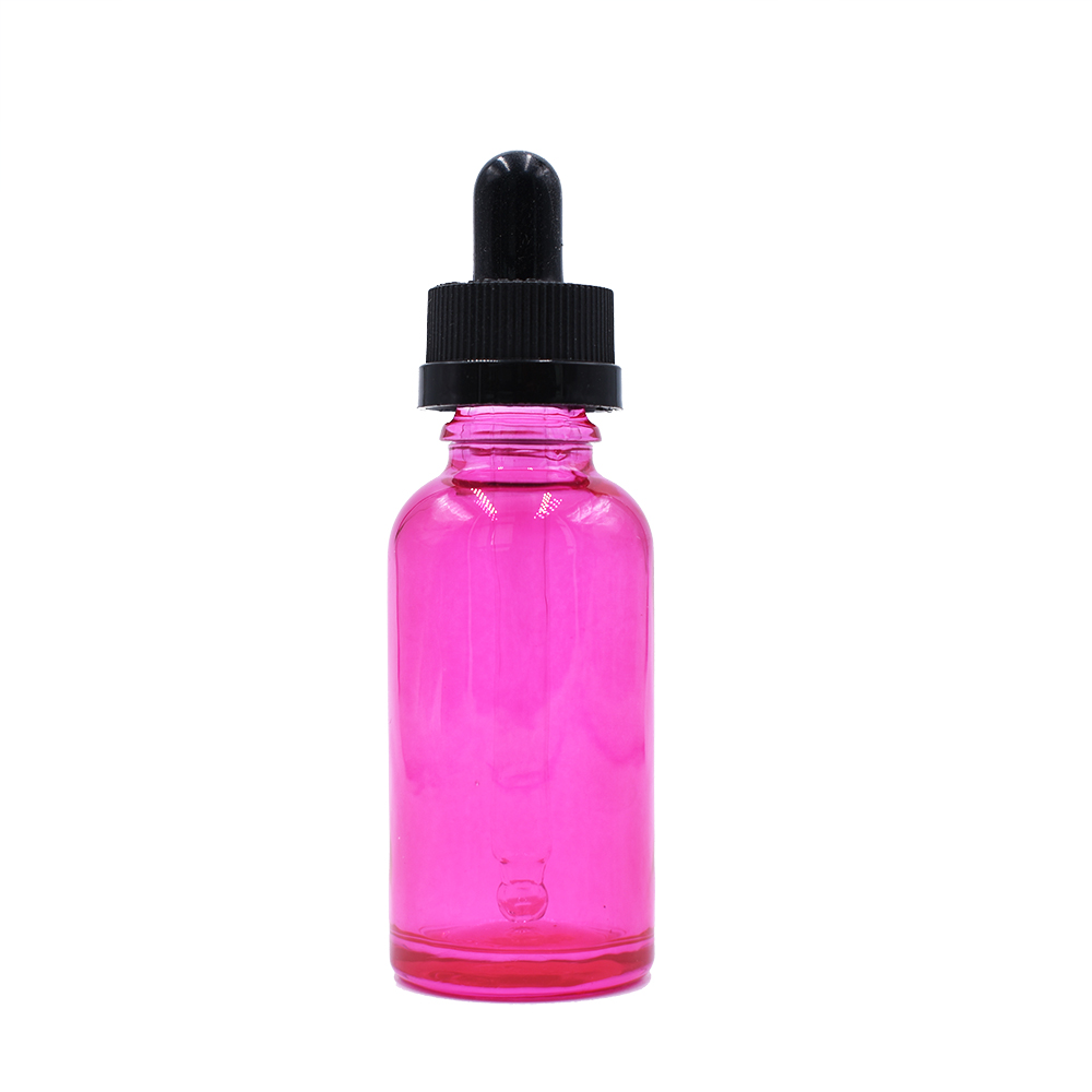 China factory 30ml amber e-liquid glass bottle flower basket dropper