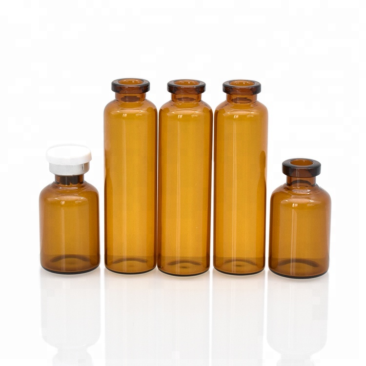 China factory amber Pharmaceutical tubular injection glass vial 5ml 10ml glass bottle