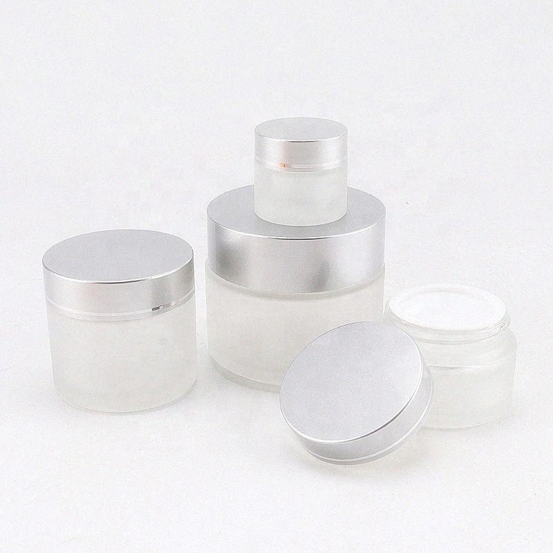 China factory custom made 15g 20g 30g logo printing frosted eyc cream jar