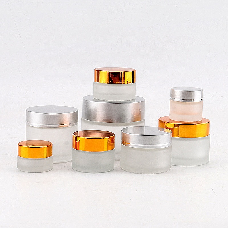 China factory custom made 15g 20g 30g logo printing frosted eyc cream jar