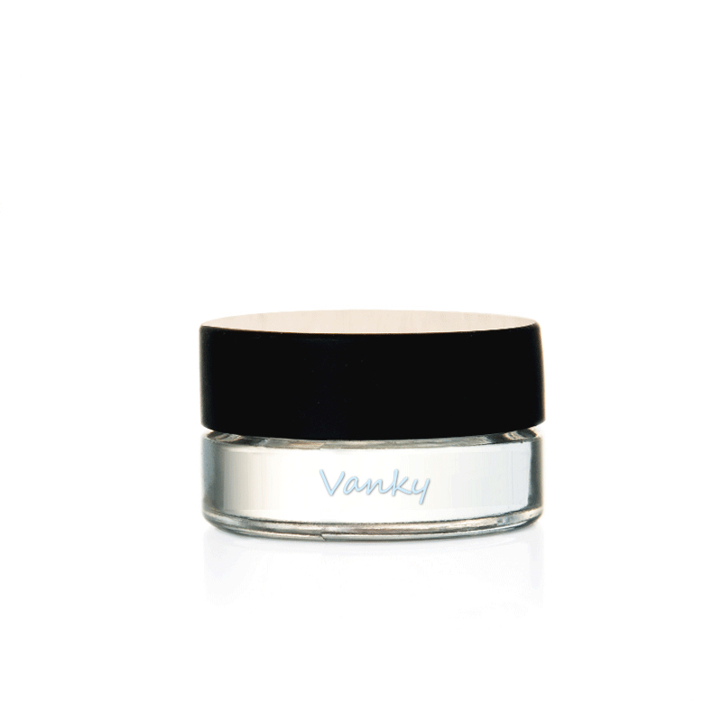 China factory luxury cosmetic glass cream jar with screw lid
