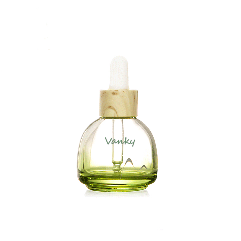 China factory luxury cosmetic glass cream jar with screw lid