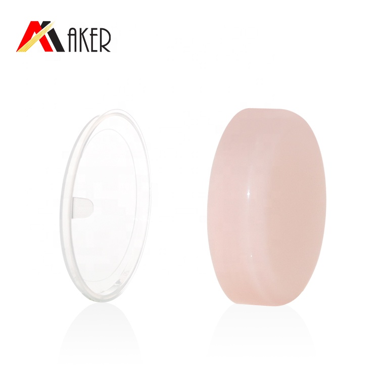 China factory supplier low MOQ empty 50g pp material plastic cosmetic container cream jar with lid
