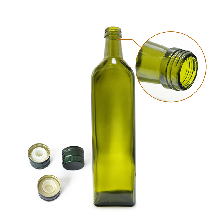 China factory wholesale 1 liter olive oil glass bottles