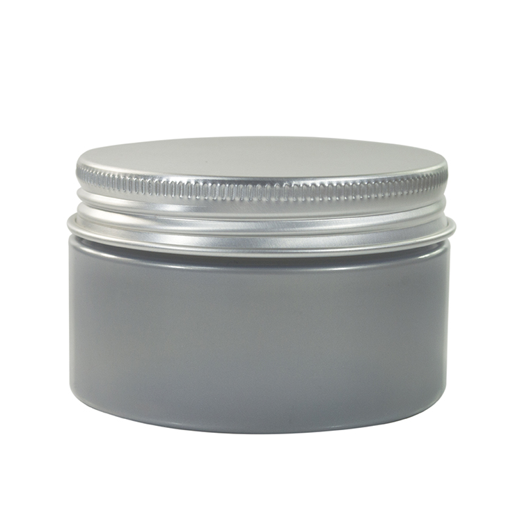 China factory wholesale 30g 50g 100g 150g 200g 250g clear PET plastic cream jar with aluminum screw cap