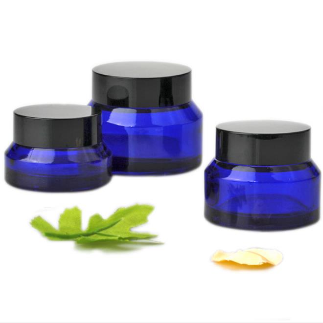 China factory wholesale cosmetic packaging glass face cream jar 50g
