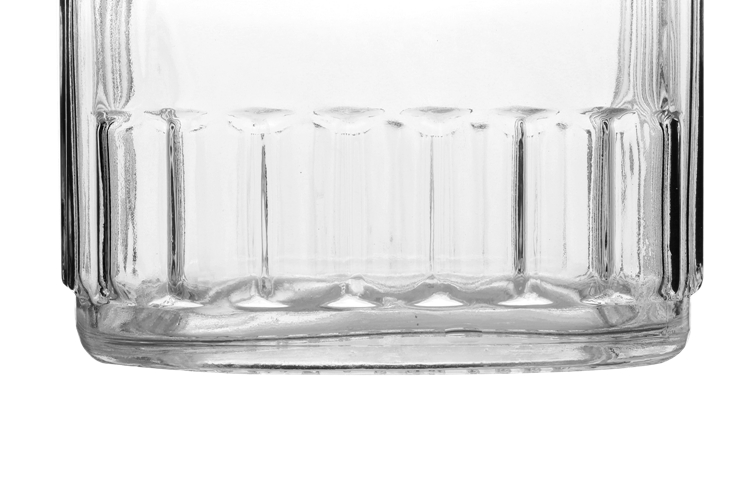 China factory wholesale square thick large heavy wine storage glass bottles 4 liter