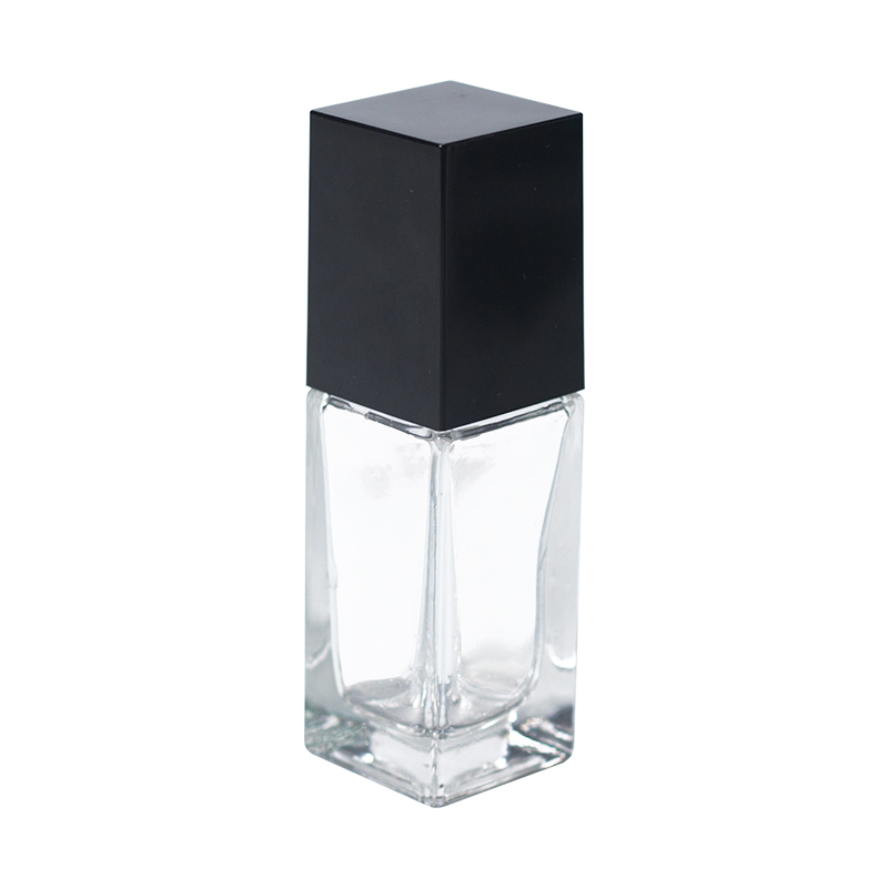 China glass material luxury empty cosmetic bottle 100ml