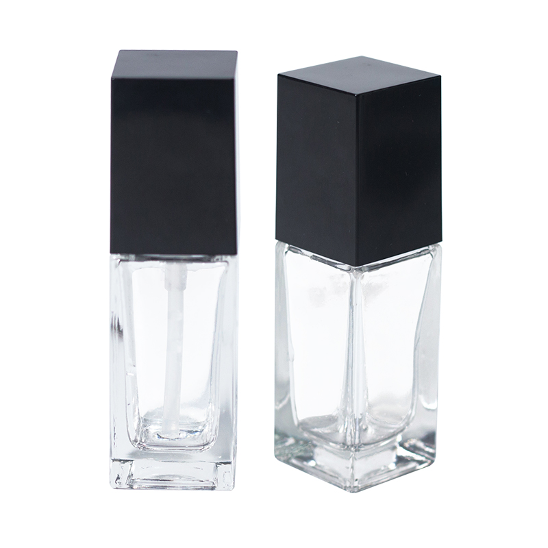 China glass material luxury empty cosmetic bottle 100ml