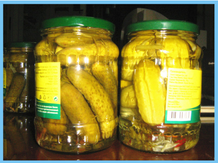 China glasses pickle jar glass marinade vegetables glass jar metal top lid 700ml 720ml