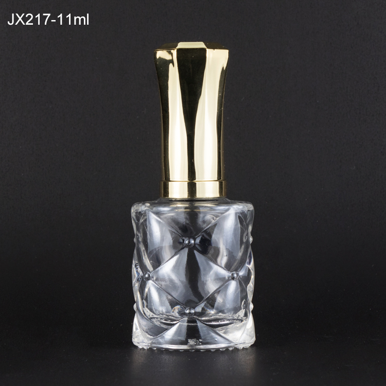 China glaze wholesale 11ml nail gel polish empty bottle unique glass bottles for nail polish