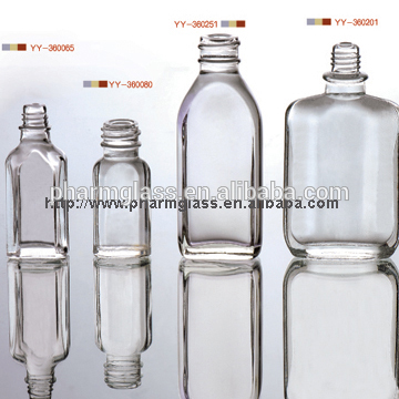 China high quality various glass cosmetic bottles