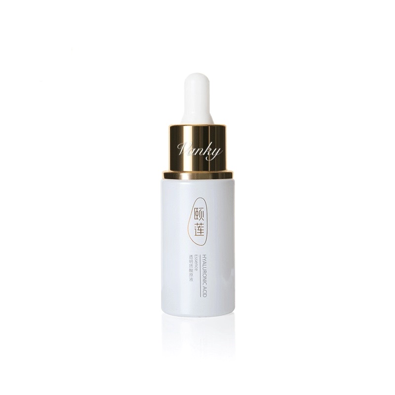 China made high quality cosmetic 1oz glass jar with aluminum dropper