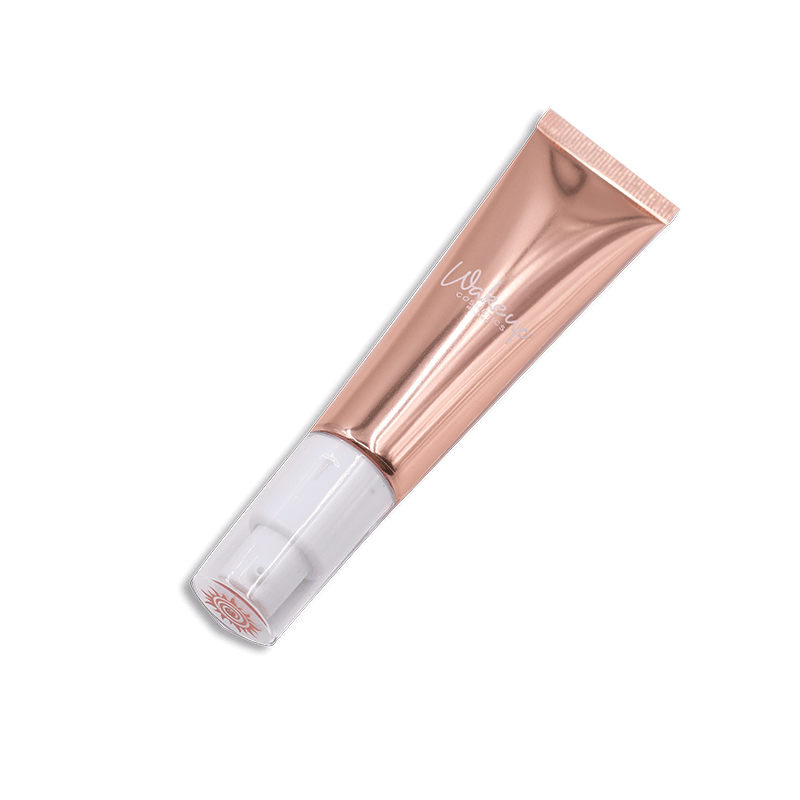 China made high quality cosmetic airless pump tube aluminum eco friendly
