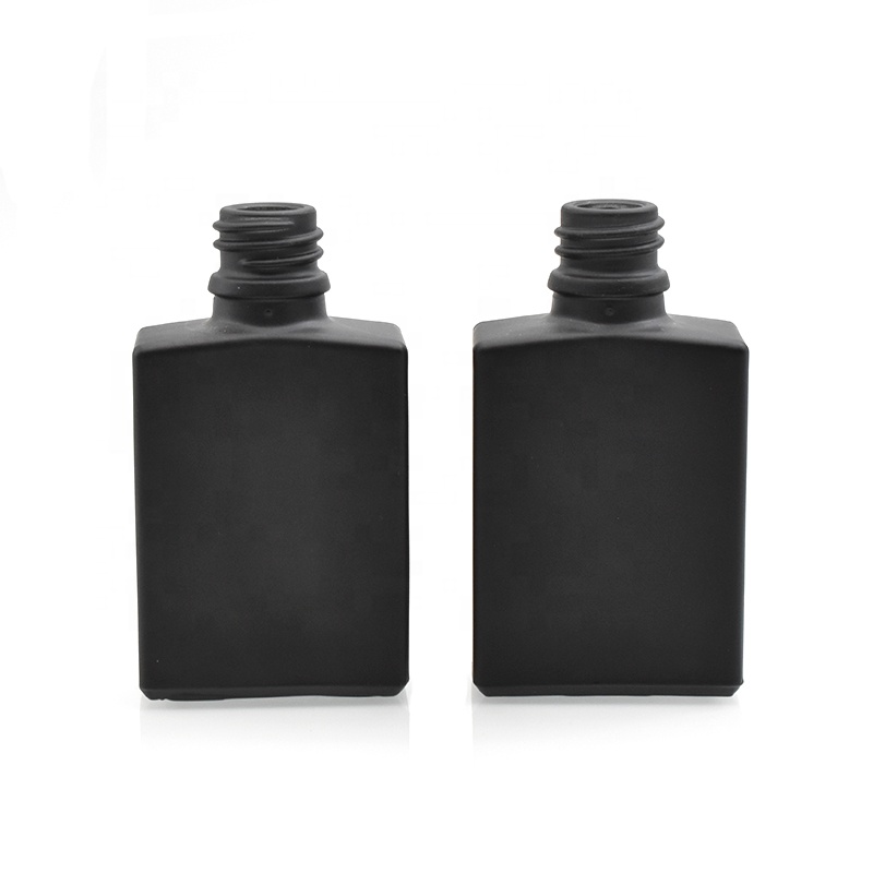 China manufacture matt black glass dropper bottle 30ml essential oil childproof bottle used for cosmetic