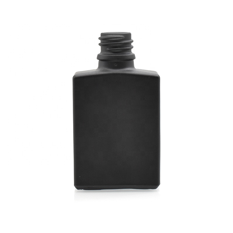 China manufacture matt black glass dropper bottle 30ml essential oil childproof bottle used for cosmetic