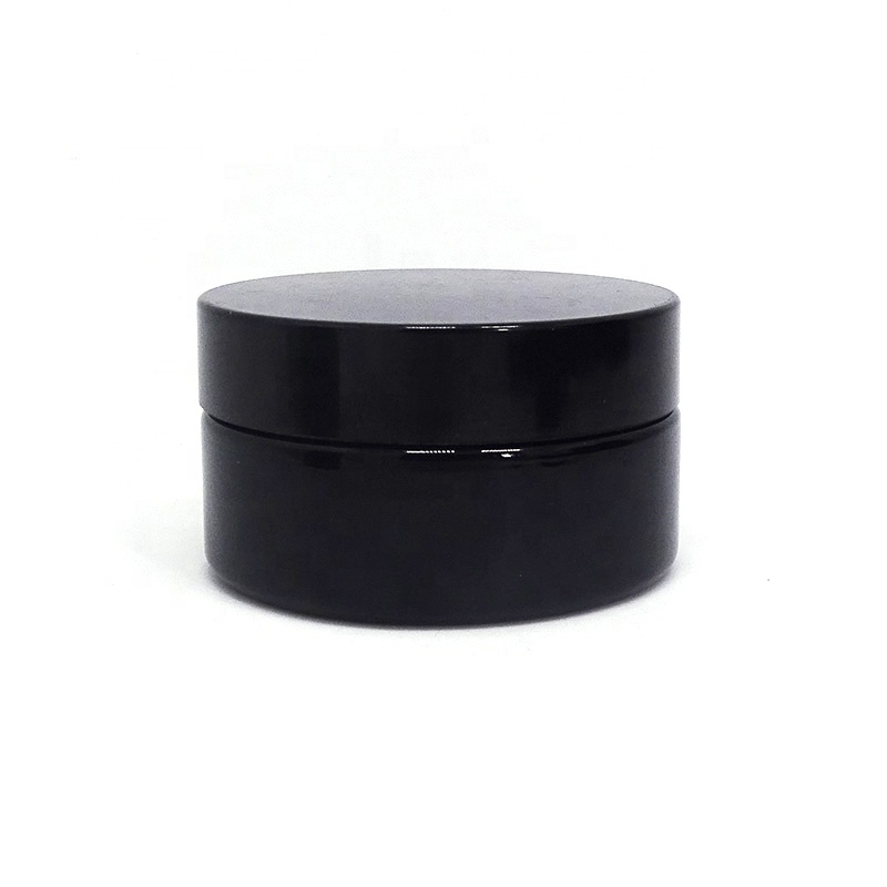 China manufacturer 10ml matte black glass ultraviolet jars uv container