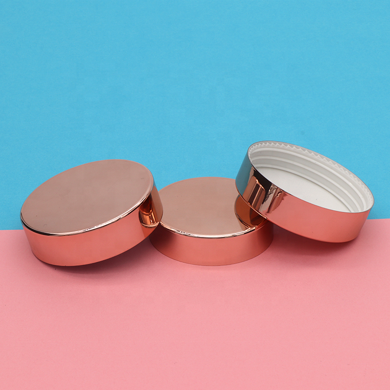 China manufacturer 15g 30g 50g 100g Silver color Bottles rose gold lid glass jars containers