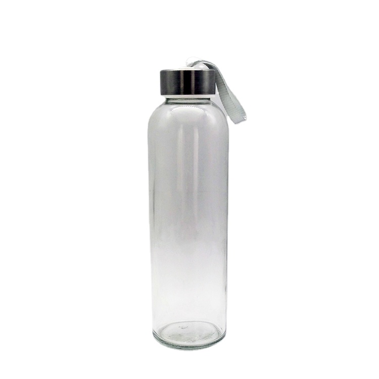 China manufacturer 16oz 500ml cold brewing tea glass water bottle with cap