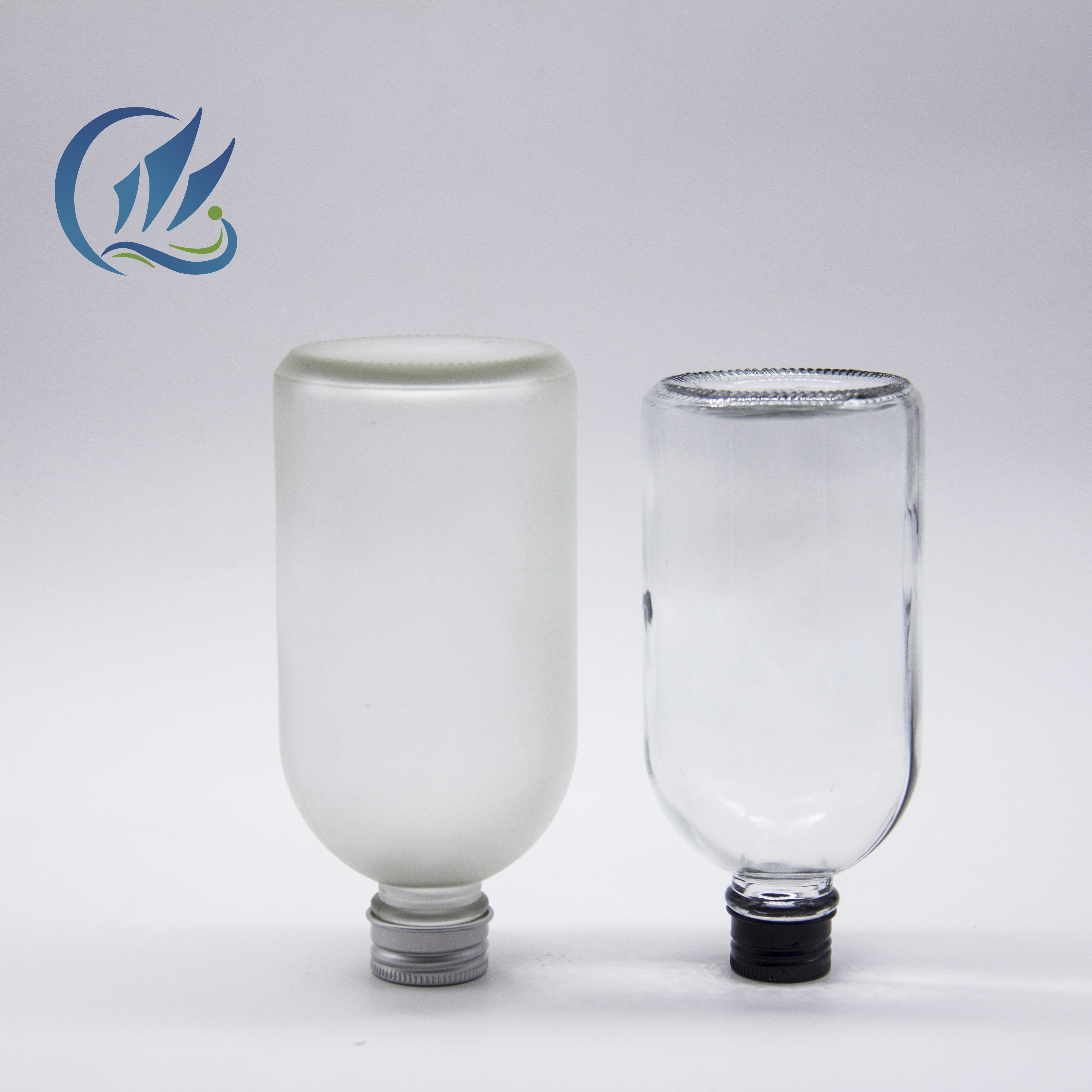 China manufacturer 500ml juice container glass juicer glass bottle with lid