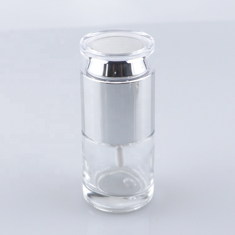 China manufacturer Mini 50Ml Empty Perfume Clear glass  Hand Lotion  Bottle  Pump top