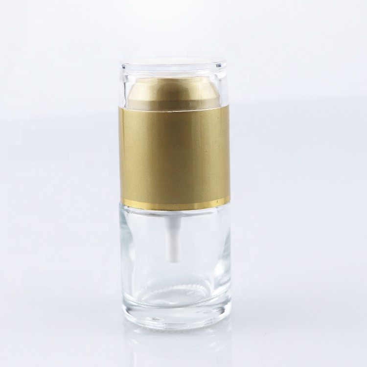 China manufacturer Mini 50Ml Empty Perfume Clear glass Hand Lotion Bottle Pump top