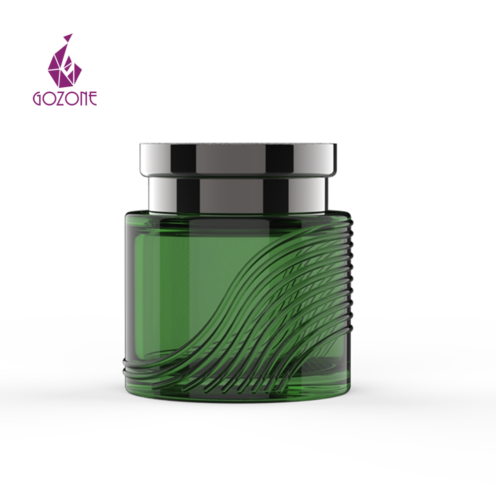 China manufacturer bakhoor glass plastic lid cosmetic jar and bottle set for arabic style
