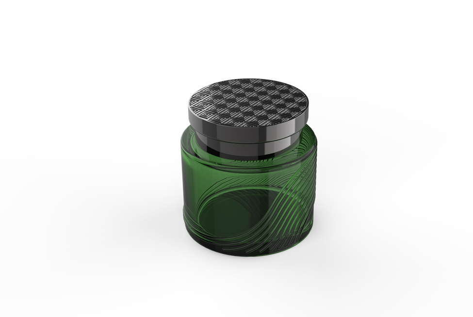 China manufacturer bakhoor glass plastic lid cosmetic jar and bottle set for arabic style