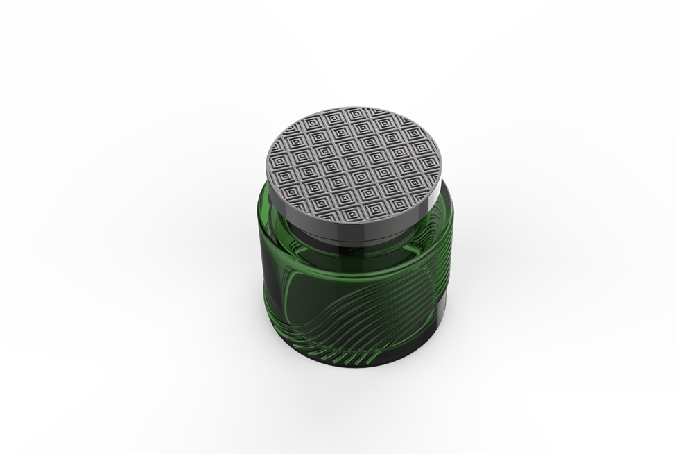 China manufacturer bakhoor glass plastic lid cosmetic jar and bottle set for arabic style