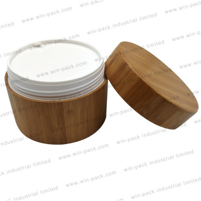 China manufacturer bamboo plastic mason facial cream cosmetic jar lid 10g